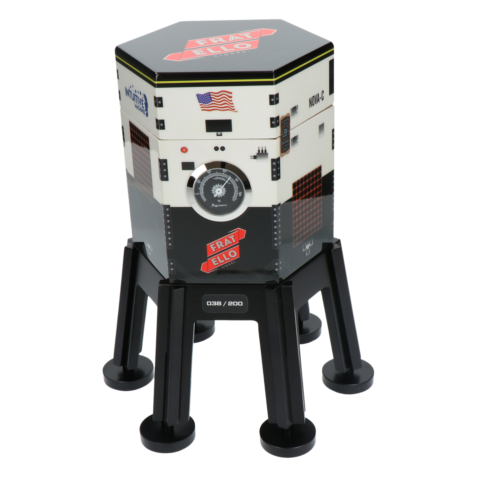 Fratello “Lunar Capsule Humidor” inkl. 18 Zigarren (Salomones) - Limitiert (Nur 4 Stk. in CH)